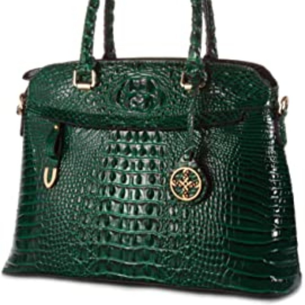 STAUER CROC SHOULDER BAG